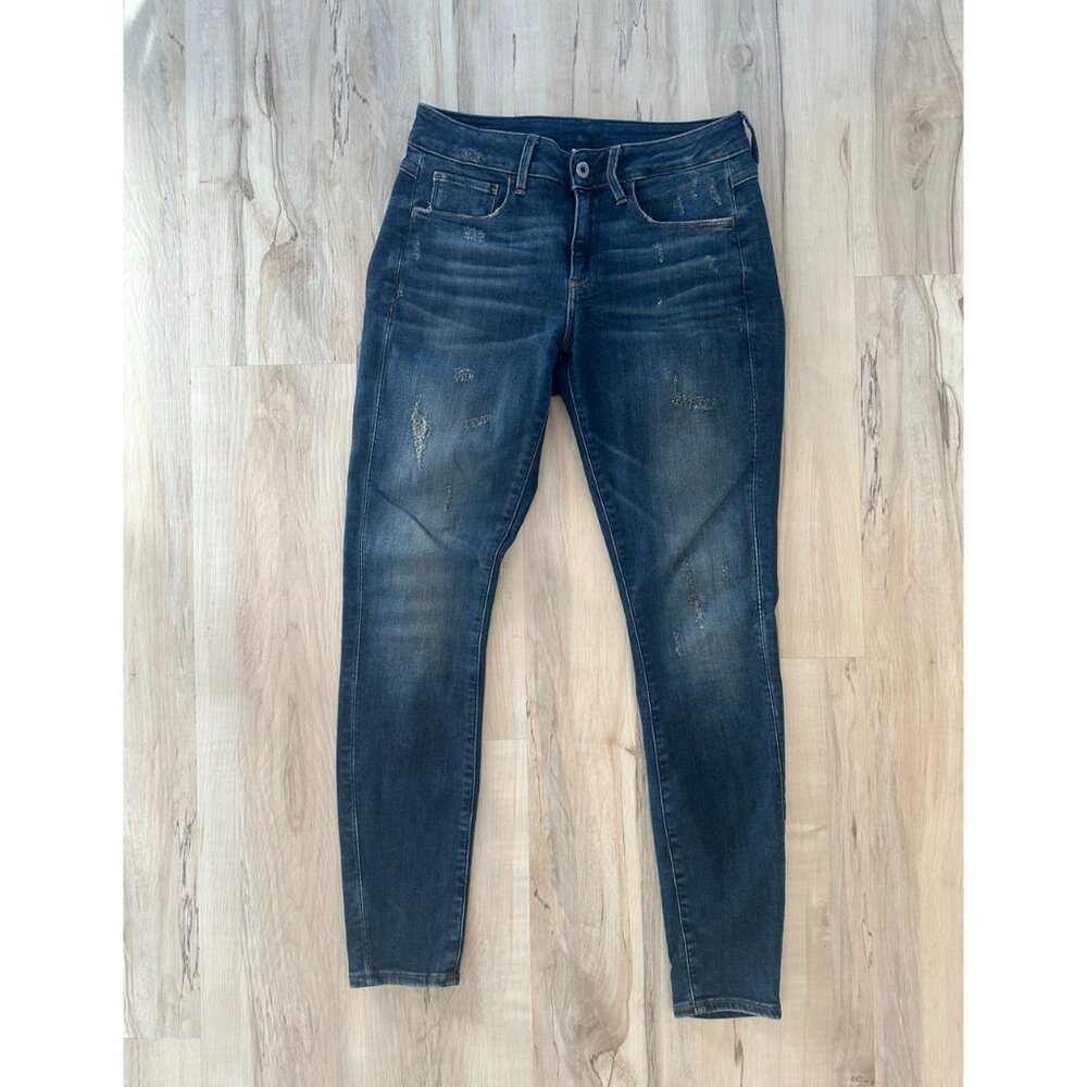 G-Star Raw 3301 Deconstructed Mid Skinny Jeans